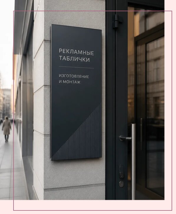 Рекламные таблички в Арзамасе по цене от 4887 р. | Аванза-Рзм