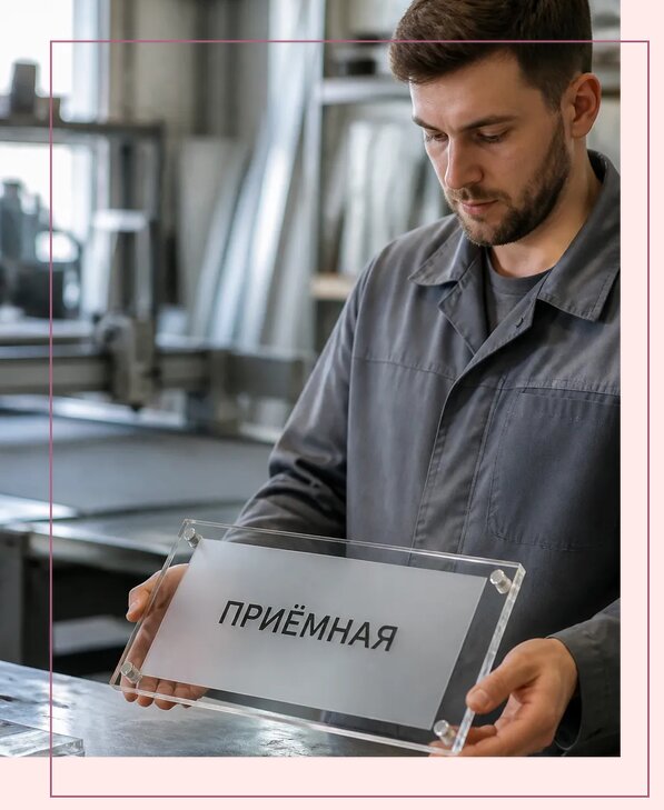 Таблички из оргстекла на заказ в Арзамасе от 4236 р. | Аванза-Рзм